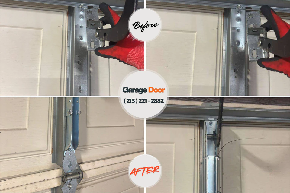 Before and after: garage door opener repair Aspen, CO
